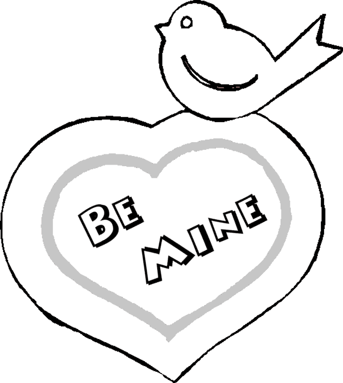 valentine candy hearts coloring pages - photo #40